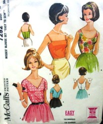 7292 QUICK TUCK IN EZ SEW BLOUSES SLVS OR NOT PATTERN 16 36''